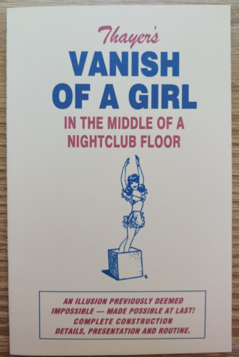 Thayer's Vanish of A Girl Illusion (Larsen & McGill) - Picture 1 of 2