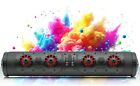 Gravity 800W 26" Rgb Atv Utv Sound Bar for Golf Cart Marine Boat Led Speaker