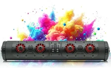 GRAVITY 800W 26" RGB ATV UTV Sound Bar for Golf Cart Marine Boat LED Speaker