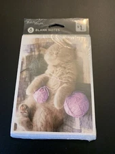 Kitten Note Cards 8 American Greetings with envelopes new sealed package