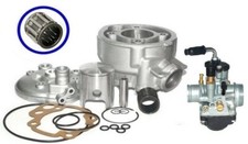 70cc RACING CILINDRO TESTA CARBURATORE KIT per HONDA HM CRE SUPERMOTO 50 SIL.