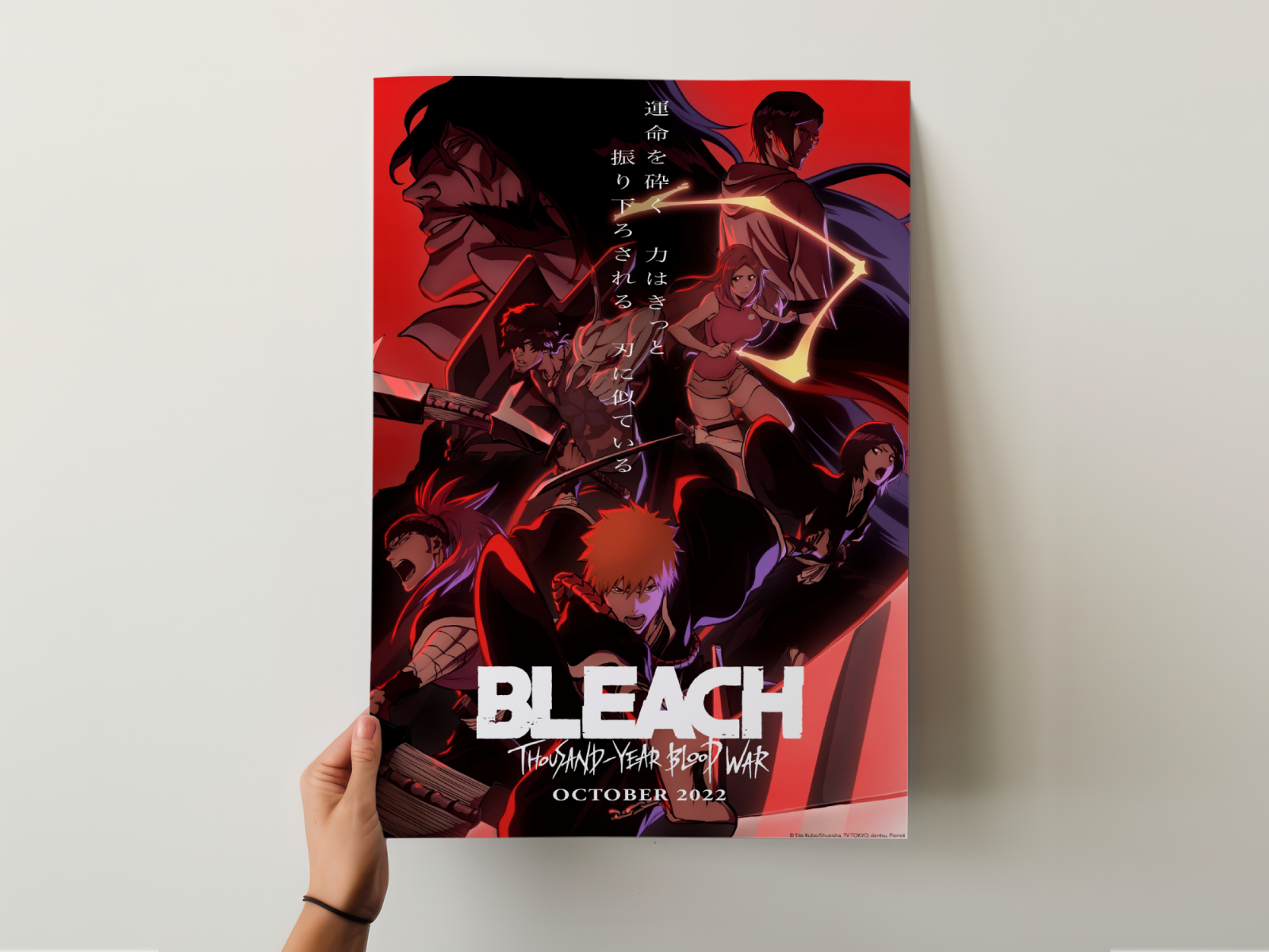Bleach Poster Thousand Year Blood War Anime Key Visual 2022 TYBW Ichico ...