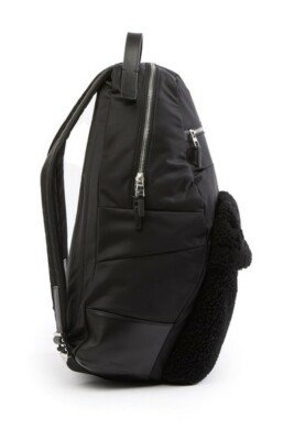 Theory Shearling Trimmed Backpack Theory Shearling Trimmed Backpack | eBay main image 2