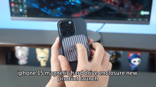 Funda Acasis USB-C Magnética M.2 2230 NVMe SSD para iPhone Serie 15 - Vídeo 1 de 1