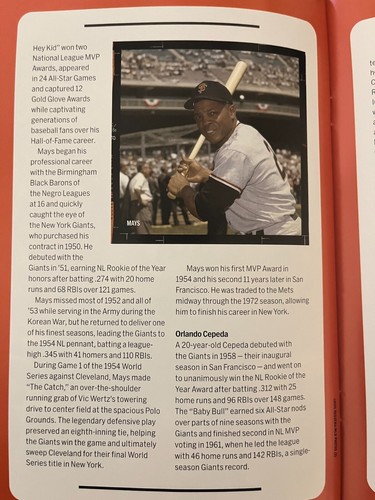2024 MLB AT RICKWOOD FIELD GAME DAY PROGRAMA CARDENALES VS. GIGANTES WILLIE MAYS - Imagen 5 de 8