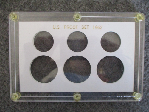 NOS 1957-60-61-62-63 UNITED STATES "CAPITAL" PROOF COIN (CASES ONLY) SET of (5) - Picture 6 of 22