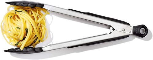 Pinzas de cocina OXO buenas empuñaduras de 9""-12"" con cuerpo de acero inoxidable y cabezales de nailon - Imagen 15 de 22