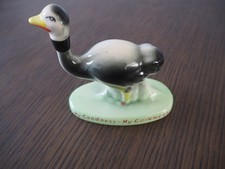 Guinness Carlton Ware handpainted ostrich - My Goodness - My Guinness