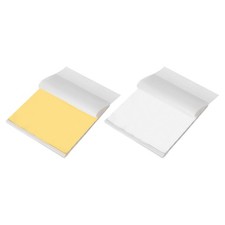 100 Pcs Gold Leaf Sheets 5.5" x 5.5" Foil Sheets for Crafts,Gold Silver