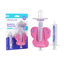Medicine Dispenser, Butterfly - Liquid Medication Syringe for Newborns, Infants,