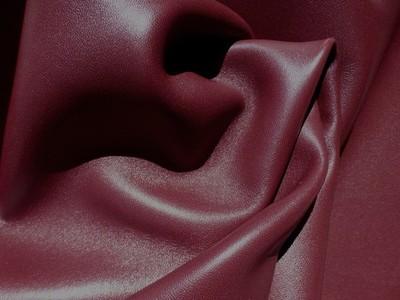 lambskin leather hide Burgundy butter soft slightly full bodied w/smooth finish