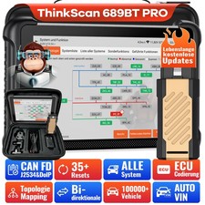 Dispositivo de diagnóstico ThinkScan 689BT PRO OBD2
