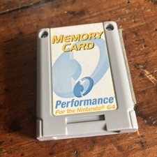PERFORMANCE Nintendo 64 N64 Memory Card Plus  Case Game Saves