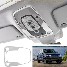For Audi Q5 SQ5 2018-2023 Silver Titanium Front Reading Lamp Frame Cover Trim