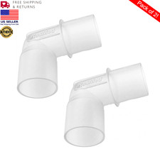  2 Pack  AirSense10 Tubing Elbow, Res Med OEM 37394  New  Sealed