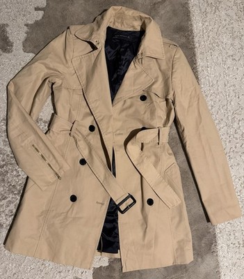Zara Woman Trenchcoat beige Gürtel Gr. S