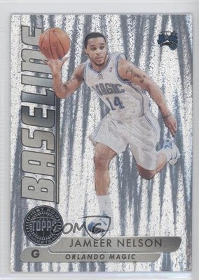 2005-06 Topps First Row Baseline Silver 19/99 Jameer Nelson #BL35 9hb