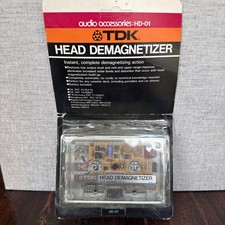 TDK HD-01 Head Demagnetizer Cassette Tape Deck Cleaner New Sealed Japan