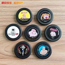 Universal Steering Wheel Horn Button Push Cover JDM Horn Cap Replacement