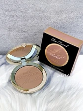 Too Faced MILK Chocolate Soleil Matte Bronzer, Full Size 0.28oz/8g, New In Box