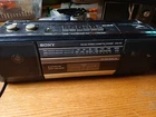 Vintage Sony CFS-210 Sound Rider Boombox AM/FM Cassette Tape Tested Works Great!
