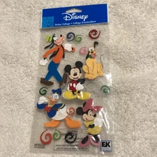 Jolee's Boutique Sticker Collage Scrapbook Disney Fab 5 Mickey Minnie Donald