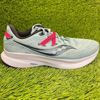 Saucony Guide 16 Womens Size 9.5 Blue Pink White Athletic Running Shoes Sneakers