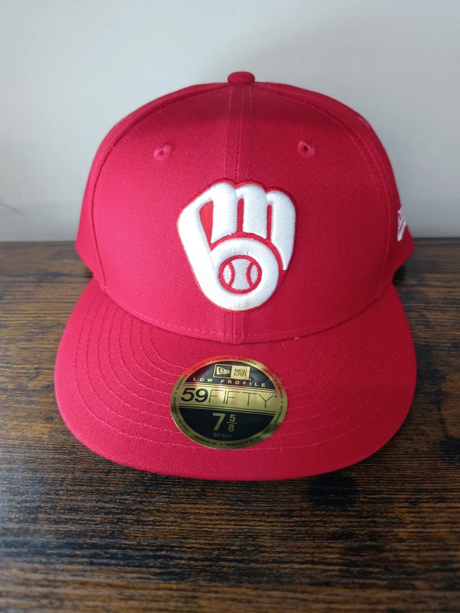 59Fifty Red Solid Hats for Men for sale | eBay