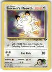 Giovanni's Meowth 74/132 Common Gym Challenge Pokemon NM/LP