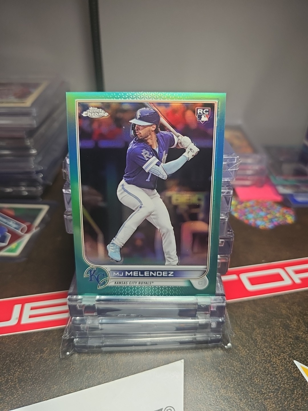 2022 Topps Chrome Update Series - MJ Melendez #USC38 Aqua Refractor /250 (RC)