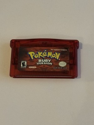 Pokemon Ruby Version (Nintendo Game Boy Advance,) GBA Authentic + Red Version