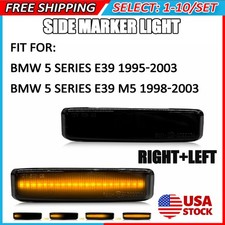 2-20x Side Marker Led Dynamic Signal Lamp For Bmw 5 Series E39 525i 528i 530i M5