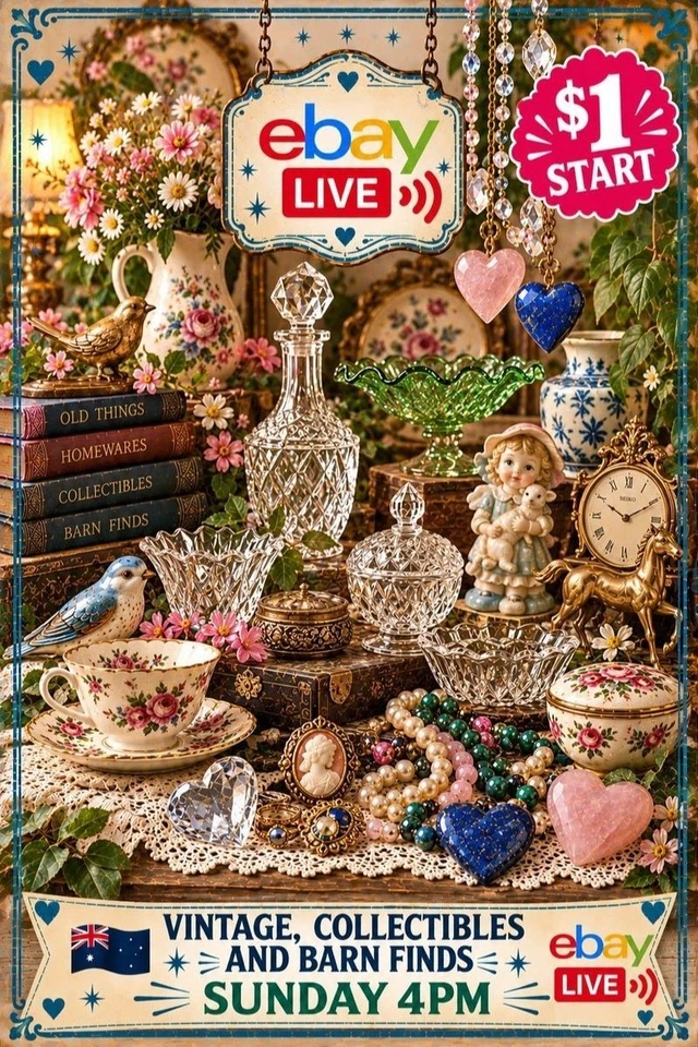 🇦🇺 Vintage Home & Collectibles 🔥 $1 start Vintage & Retro
