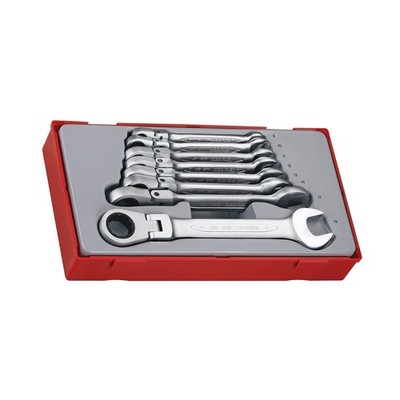 Teng Tools Ratcheting Combination Spanner Set RF TT1 8 Pieces TT6508RF