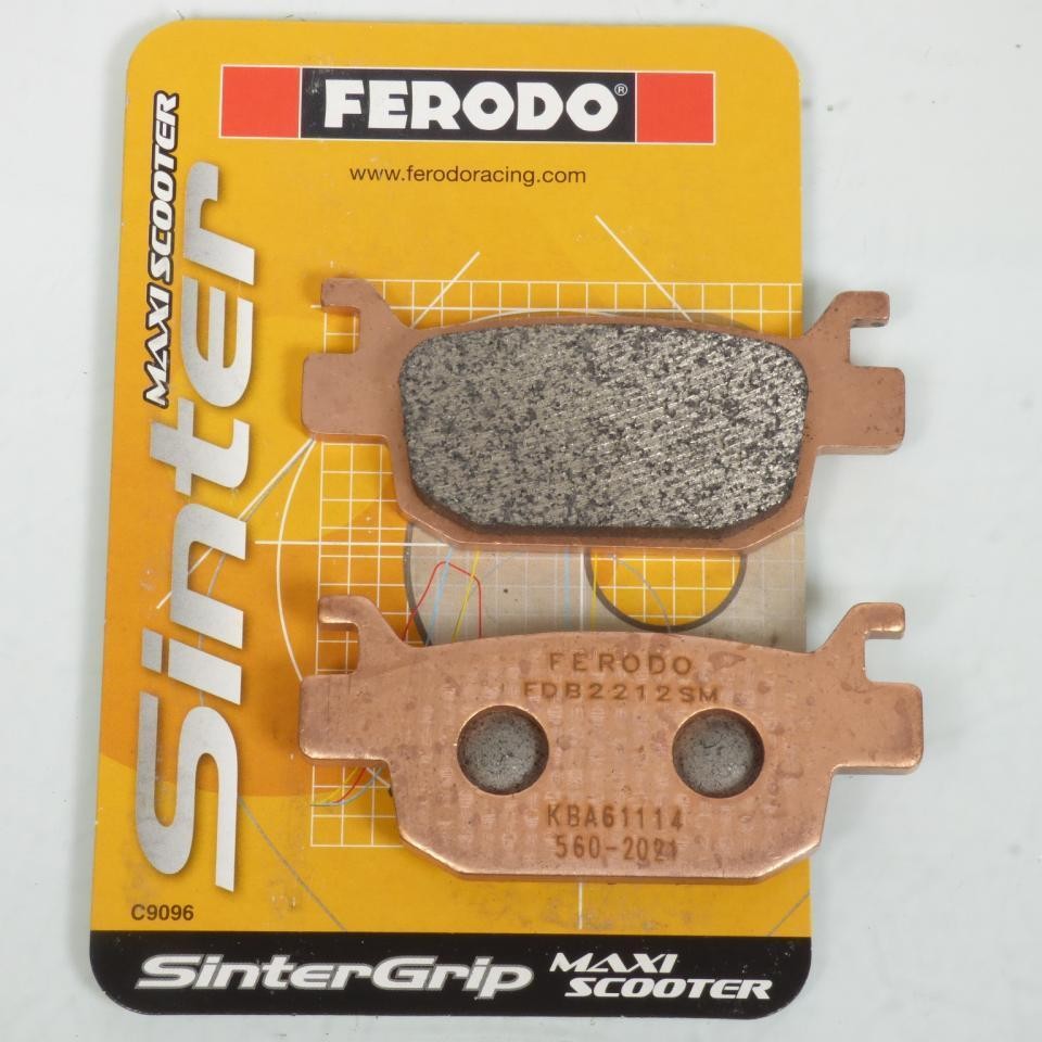 Plaquette de frein Ferodo arrière pour moto Benelli BN 302 ABS 2017 2018 2019