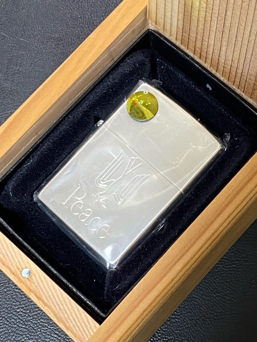 その他 Peace ZIPPO ZIPPO】ジッポー：PEACE(ピース) ブルーチタン/1995年製造品