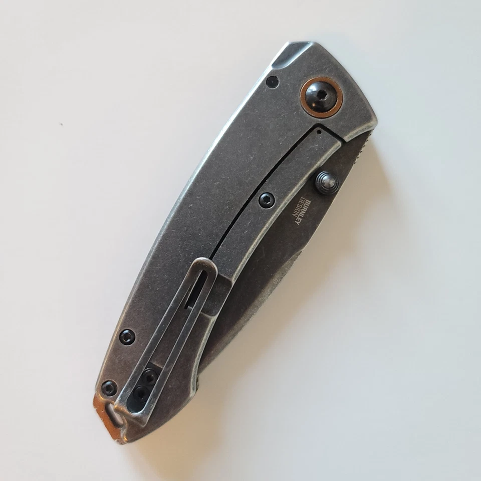 Cuchillo Plegable CRKT 2520 Lucas Burnley Bloqueo Marco Atún Foto 3 de 4