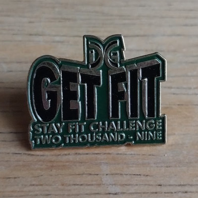 Get Fit Stay Fit Challenge 2009 Pin Gym Fitness Membership