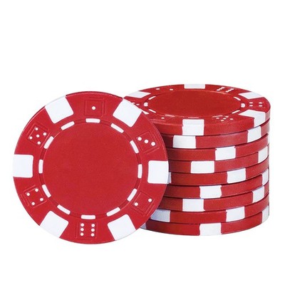 CUNHUY 11.5 Gram Bulk Chip 1.6 inches in diameter, 1.3 thick, Red