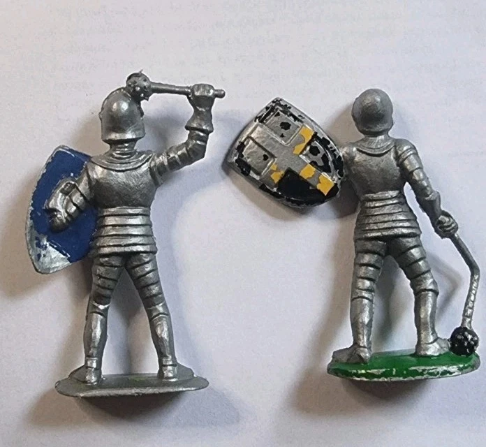 Figuras Caballeros Medievales Charbens 70mm Plástico Foto 2 de 2