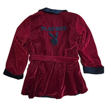 Playboy Red Velvet Smoking Jacket Robe 2006 Costume Collection One Size Fits Mos