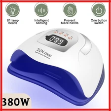 380W Nail Dryer LED Lamp UV Light Polish Gel Curing Machine Electric Manicure