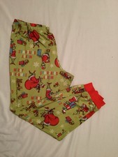 Dr. Seuss The Grinch Merry Christmas Pullon Sleep Lounge PJ Pants Size XL