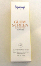 NIB Supergoop Glow Screen Sunlighter Stick SPF 45  Sunrise