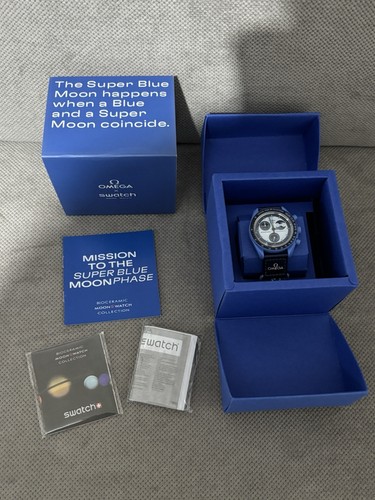 Swatch x Omega Moonswatch Mission to The Super Blue Moonphase "QUALITÀ 1:1" - Imagen 2 de 5