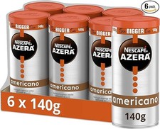 Nescafé Azera Americano Instant Coffee 140g Tin | Multipack of 6