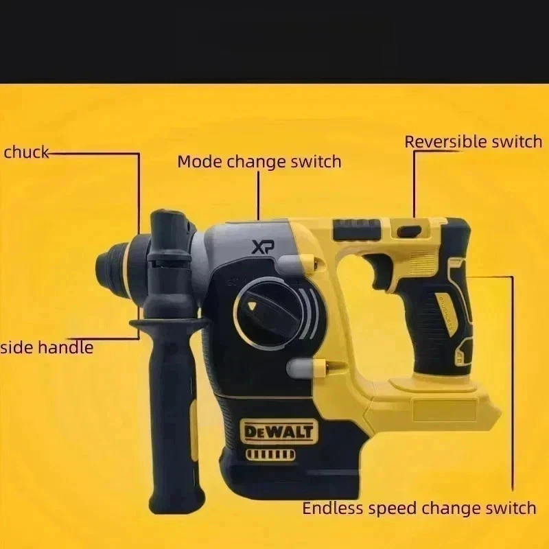 DeWalt DCH273N 18v XR Brushless SDS + Plus Rotary Hammer Drill - Image 2 of 3