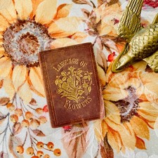 1865 Miniature Language of the Flowers & Alph...