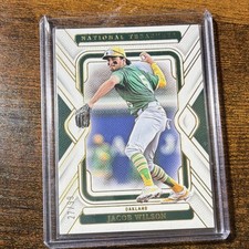 2025 Panini National Treasures Jacob Wilson /99 Oakland Athletics RC