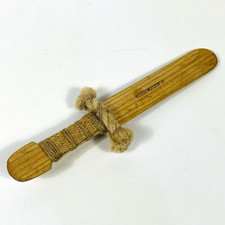 Wooden Dagger Training Knife Blade Cutlass Piercer Prop Cosplay Toy